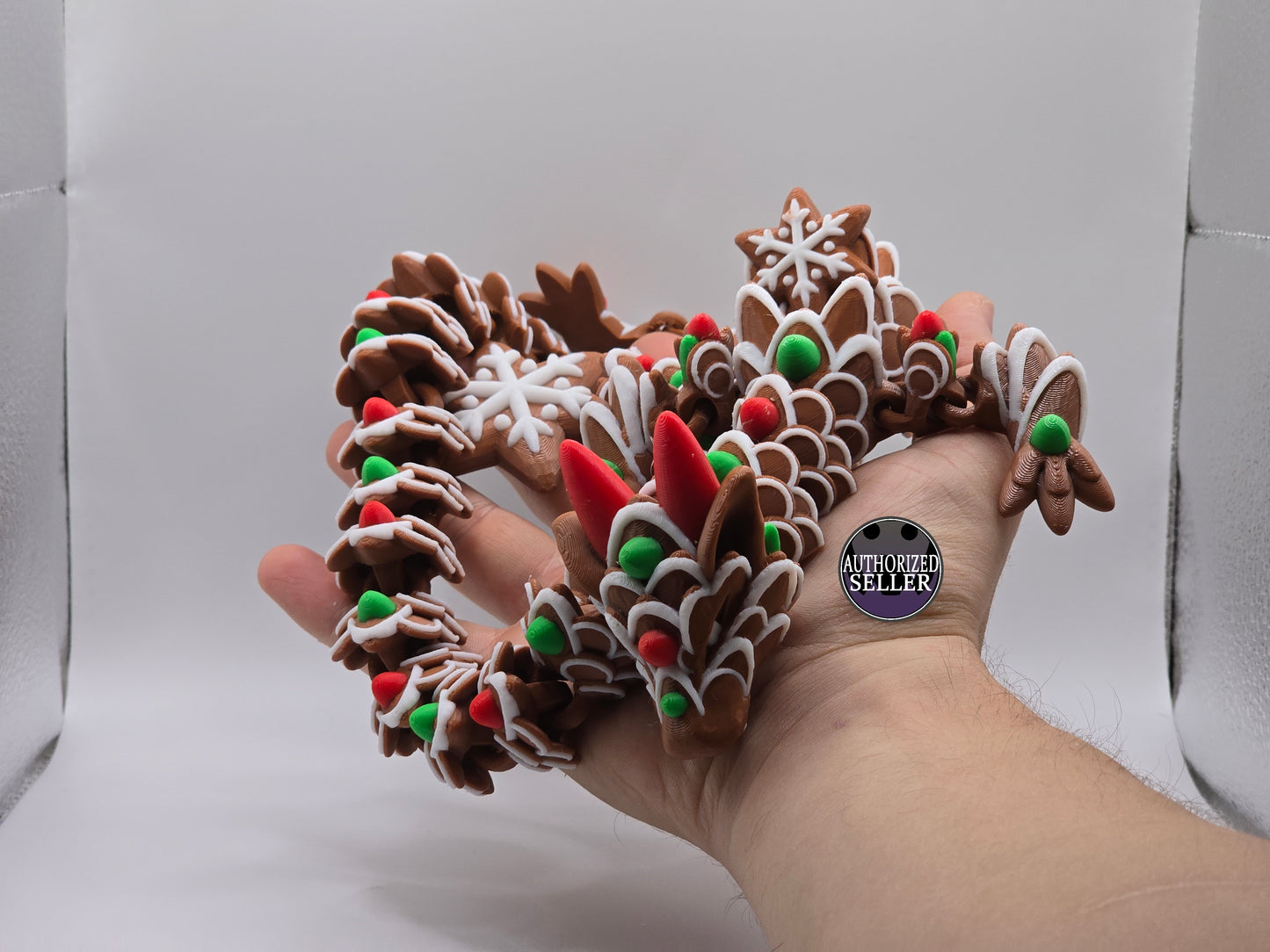 3D Printed Gingerbread Dragon